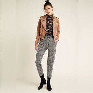 Anthropologie Plaid Pants, X-Small